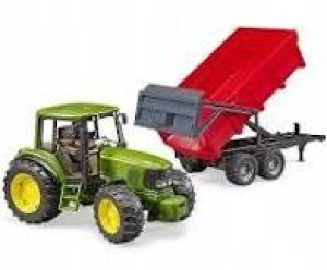 Bruder 02057 John Deere z przyczepą