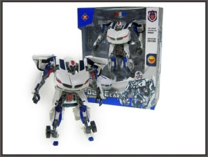 Transformer Police Car Biały 20588 Hipo