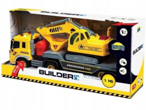 Laweta z koparką 02425 builder 24255 Dromader