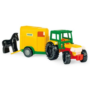 Wader 35023 traktor z przyczepą dla konia