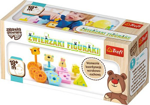 Trefl Drewno 60657 Zwierzaki Figuraki