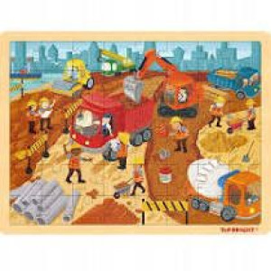 TB puzzle drewniane na budowie 5131370 Brimarex