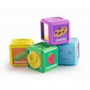 Fisher Price Fjg26 Zestaw 4 Klocków Pierwsze Słówka