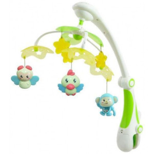 Baby Mix 822-206 Karuzela Z Projektorem Zielona
