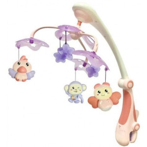 Baby Mix 822-206 Karuzela Z Projektorem Różowa