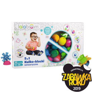 Lalaboom 61080 Zestaw Kulko Klocków Trefl