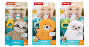 Fisher Price Gnp46 Clipimals Schowek I Zawieszka Do Smoczka