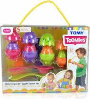 Tomy 73082 toomies jajeczka z łyżeczkami