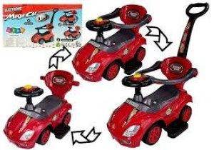 Jeździdło mega car 4998 czerwone 88515 Lean