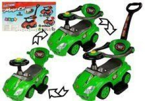 Jeździdło mega car 6624 zielony 94770 Lean