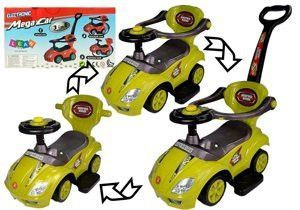 Jeździdło mega car 6625 żółte 94787 Lean