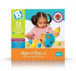 B-kids 317028 sorter piłka z klockami