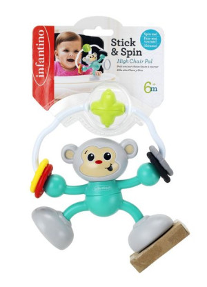 Infantino 306172 Małpka Szara