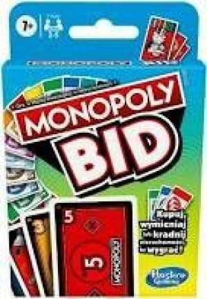 Hasbro F1699 monopoly bid gra karciana