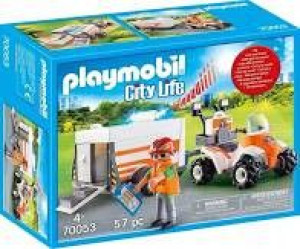 Playmobil 70053 Quad Ratowniczy Z Przyczepą