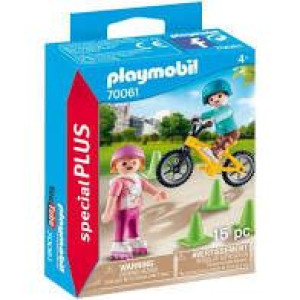 Playmobil 70061 Dzieci Na Rolkach I Rowerze
