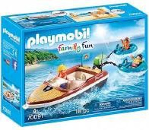 Playmobil 70091 Łódź Motorowa Z Pontonami