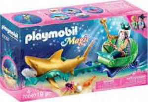 Playmobil 70097 Król Morza Z Rekinem