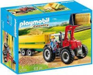 Playmobil 70131 Duży Traktor Z Przyczepą