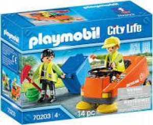 Playmobil 70203 Zamiatarka Uliczna