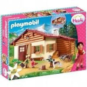 Playmobil 70253 Heidi Z Dziadkiem W Górskiej Chacie
