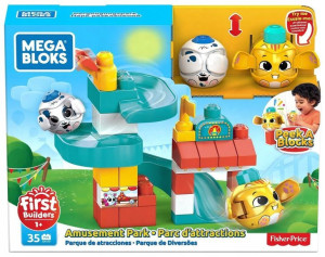 Fisher Price Gkx70 Mega Bloks Klocki A Kuku Zjeżdżalnia