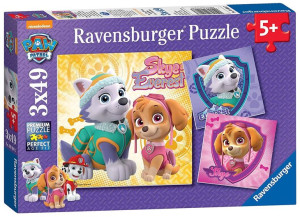 Ravensburger 080083 Puzzle 3x49 Psi Patrol Sky I Everest