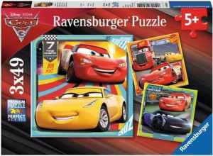 Ravensburger 080151 Puzzle 3x49 Auta 3