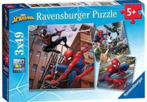 Ravensburger 080250 Puzzle 3x49 Spiderman