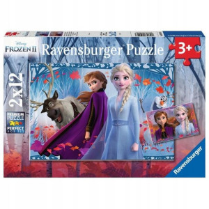 Ravensburger 050093 Puzzle 2x12 Frozen