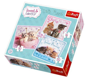 Puzzle Trefl 20/36/ 50 34809 Sweet&love
