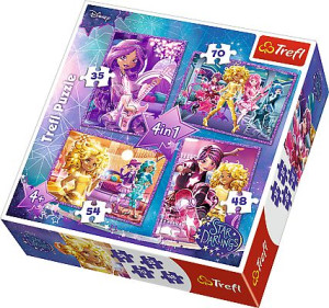 Puzzle Trefl 4w1 34275 Gwiezdne Przyjaciółki