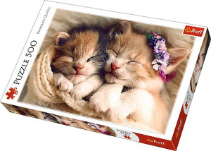 Puzzle Trefl 500 37271 Śpiące Kotki