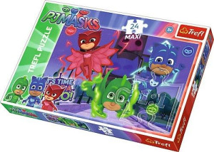 Puzzle Trefl 24 Maxi 14262 Ukryci Bohaterowie Pj Masks