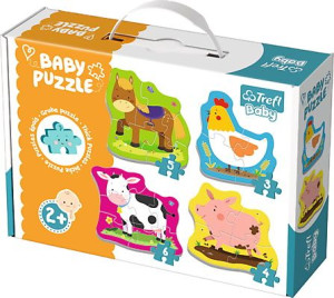 Trefl 36070 Baby Classic Zwierzęta Na Wsi