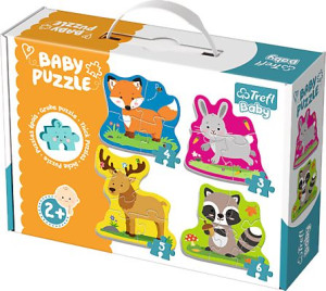 Trefl 36077 Baby Classic Zwierzątka Leśne
