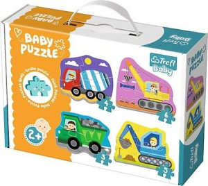 Trefl 36072 Baby Puzzle Pojazdy Na Budowie