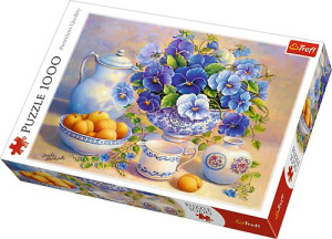 Puzzle Trefl 1000 10466 Niebieski Bukiet