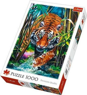 Puzzle Trefl 1000 10528 Drapieżny Tygrys