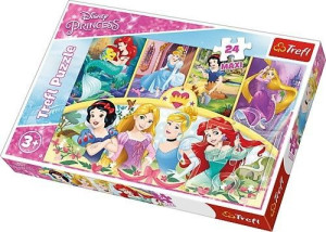 Puzzle Trefl 24 Maxi 14294 Księżniczki Magia Wspomnień