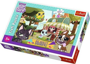 Puzzle Trefl 100 16338 Littlest Pet Shop Zabawa W Parku