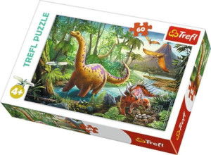 Puzzle Trefl 60 17319 Wędrówka Dinozaurów