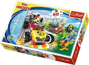 Puzzle Trefl 60 17322 Miki I Raźni Rajdowcy Rajd Z Przyjaciółmi