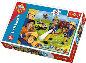 Puzzle Trefl 30 18244 Strażak Sam Gotowi By Pomagać