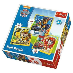 Puzzle Trefl 3w1 34839 Psi Patrol