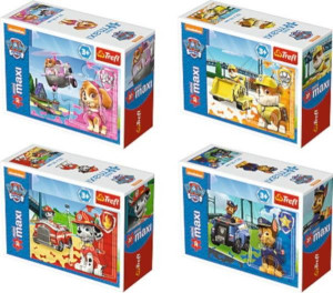 Puzzle Trefl Minimaxi 56018 Psi Patrol Pojazdy Ratunkowe