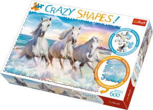 Puzzle Trefl 600 11111 Crazy Shapes Galop Wśród Fal