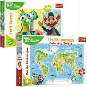 Duopack Trefliki 90960 Zwierz+puzzle 100