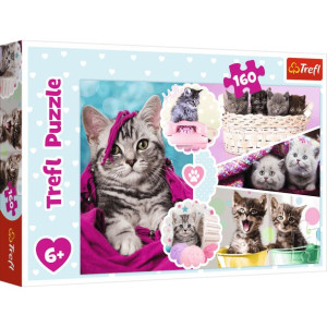 Puzzle Trefl 160 15371 Urocze Kotki