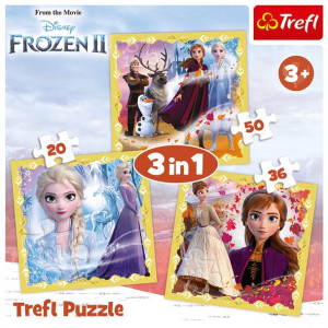 Puzzle Trefl 3w1 34847 Frozen 2